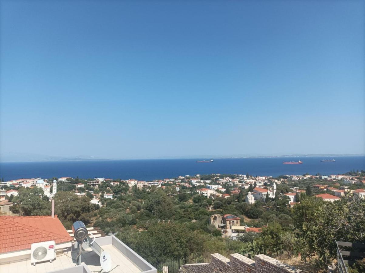 Depys' View Villa Vrontados Bagian luar foto