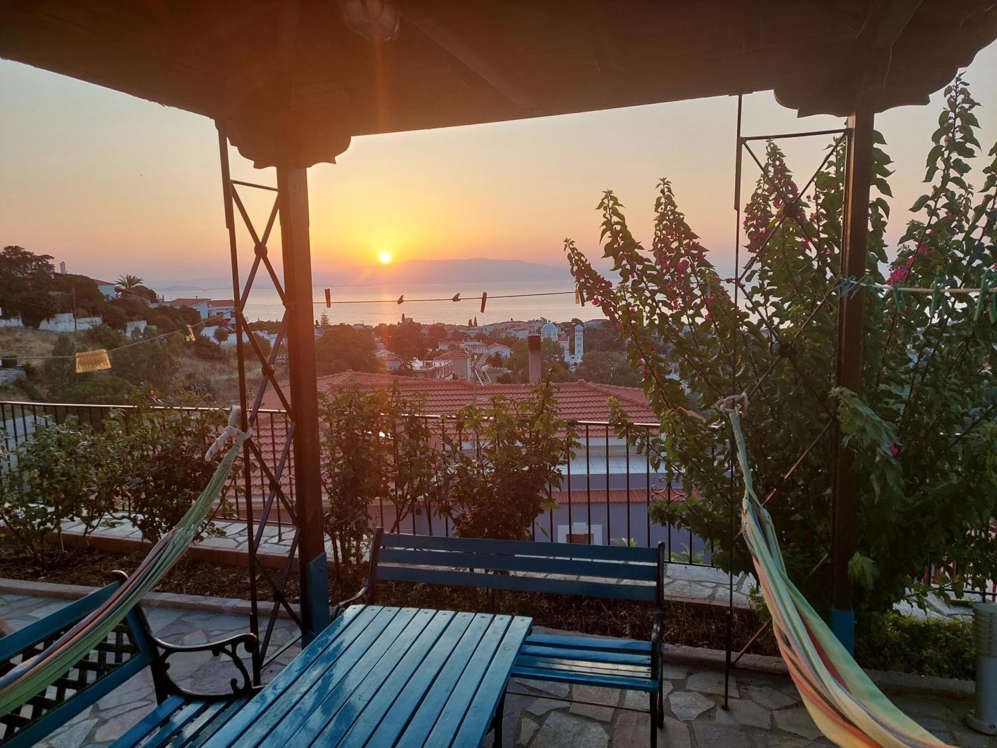 Depys' View Villa Vrontados Bagian luar foto