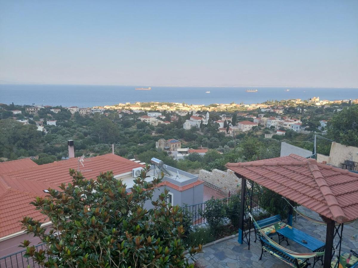 Depys' View Villa Vrontados Bagian luar foto