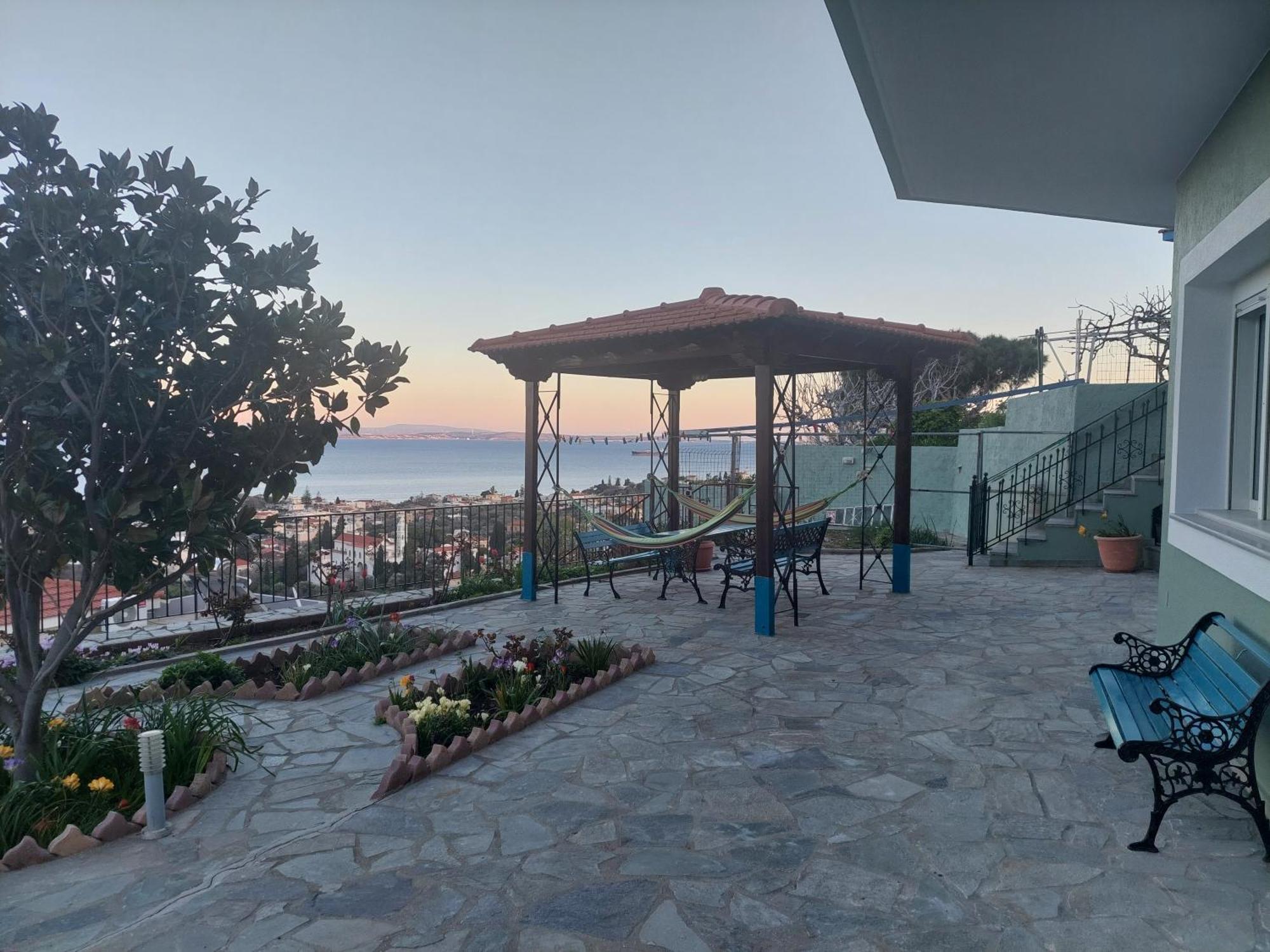 Depys' View Villa Vrontados Bagian luar foto